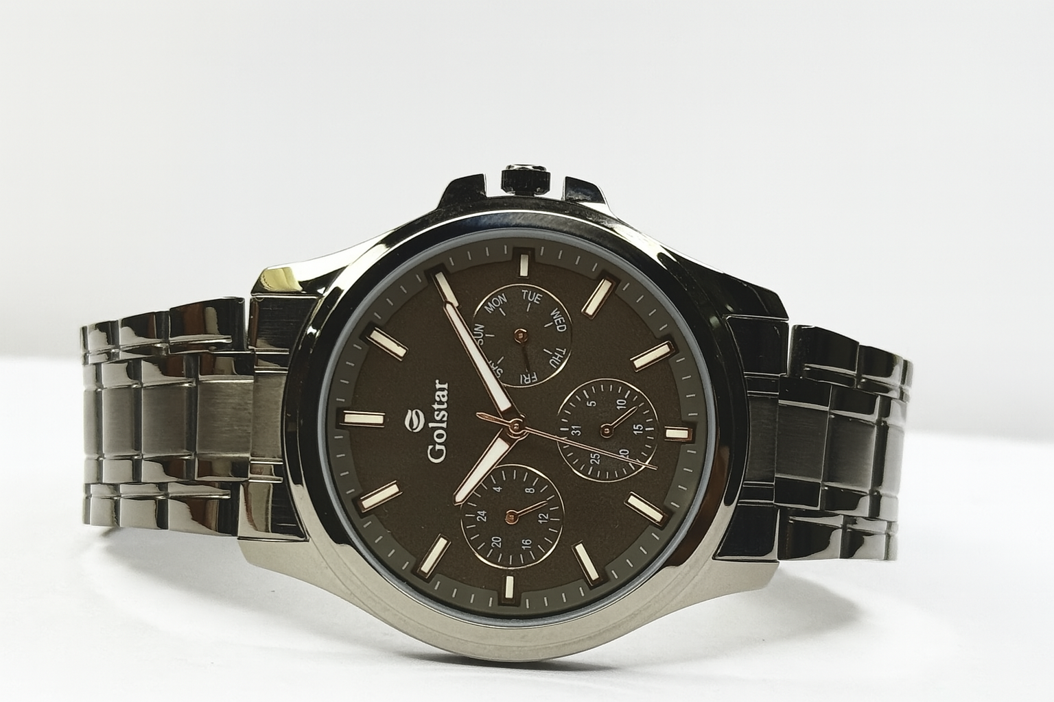 Gun Metal Multifunction Men’s Watch