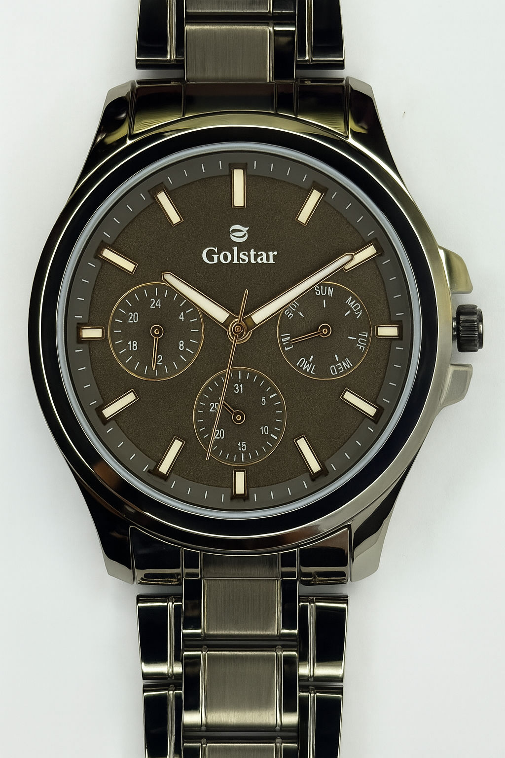 Gun Metal Multifunction Men’s Watch