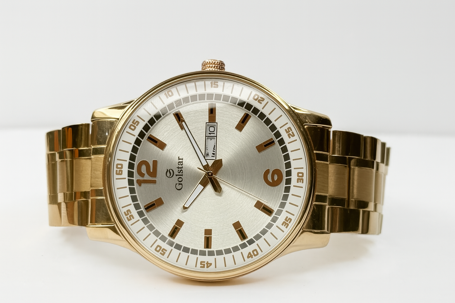 Rose Gold Men's Watch – Lober Lock Edition